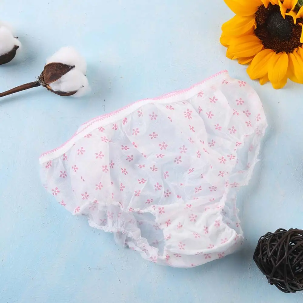 Paper Panties Prenatal Briefs Maternity Intimates 7pcs Maternity Underwear Postpartum Underpants Women's Disposable Panties