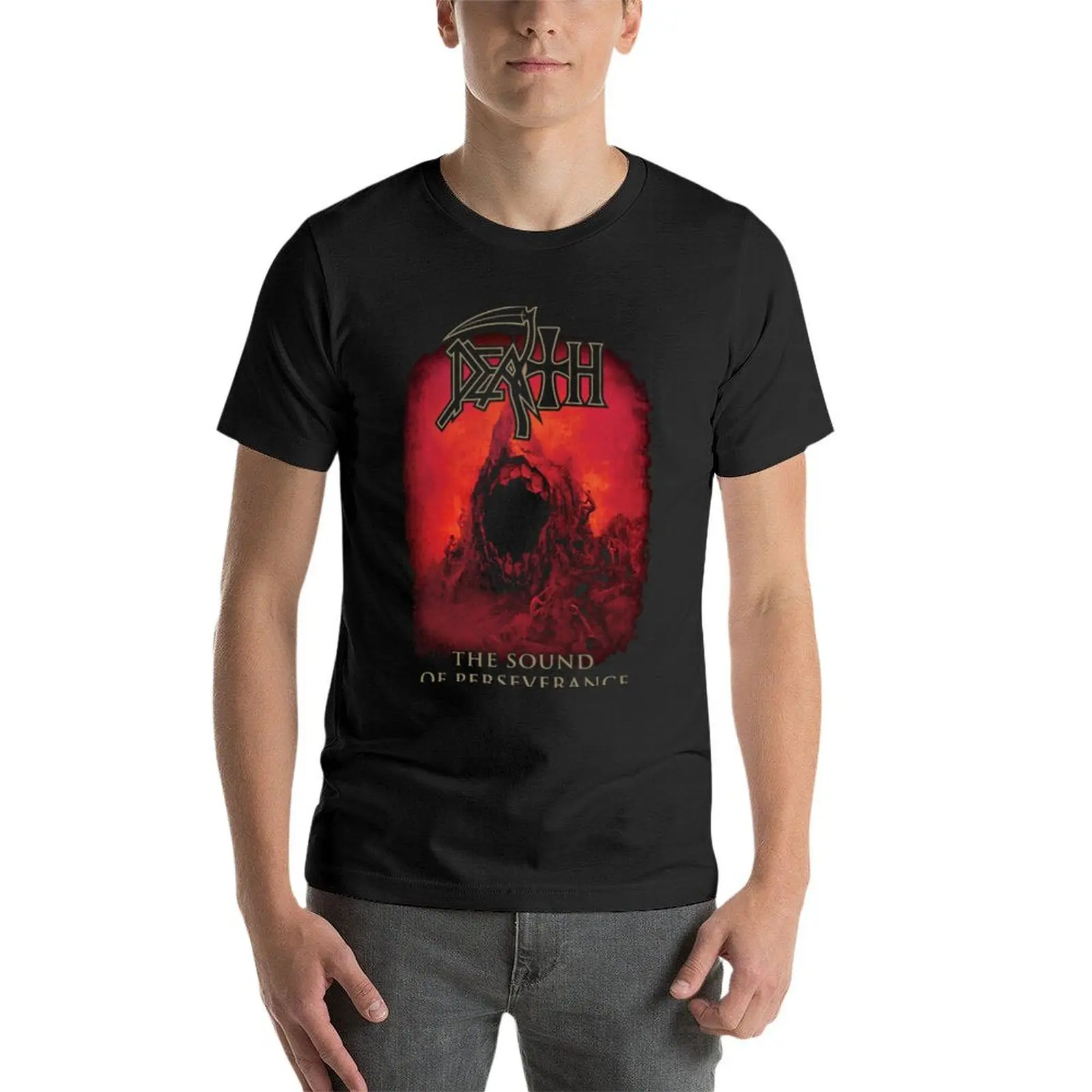 Camiseta Death - The Sound Of permanance para hombre, ropa de verano, tallas grandes