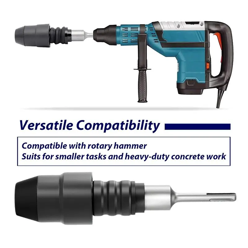 

1Pc SDS Plus to SDS Max Adapter For Rotary Hammer Drill Converter 210mm Tools Accessory Impact Drill Socket Adapter Unique desig