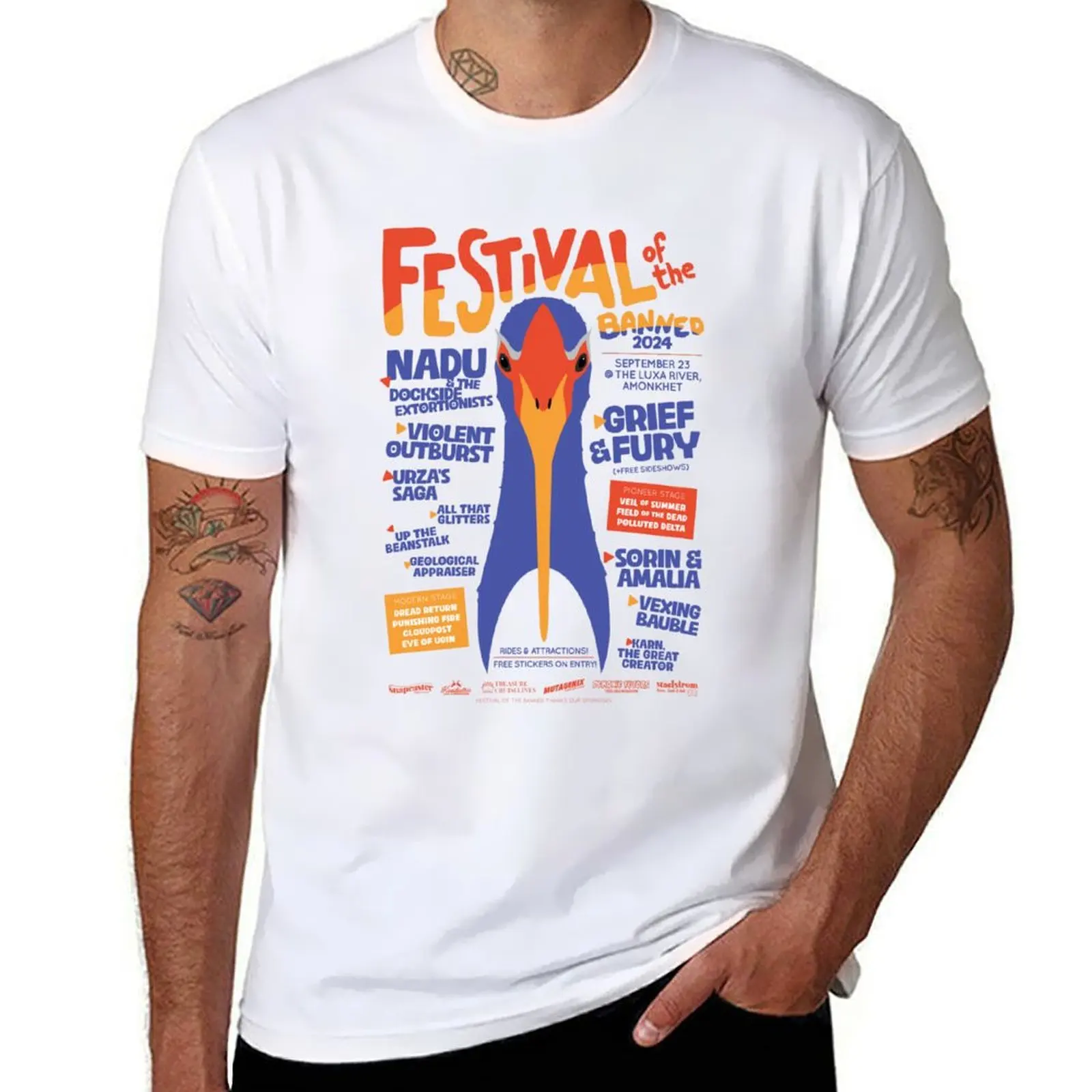 Festival of the Banned 2024 T-Shirt Running Performance Short Sleeve Tee
