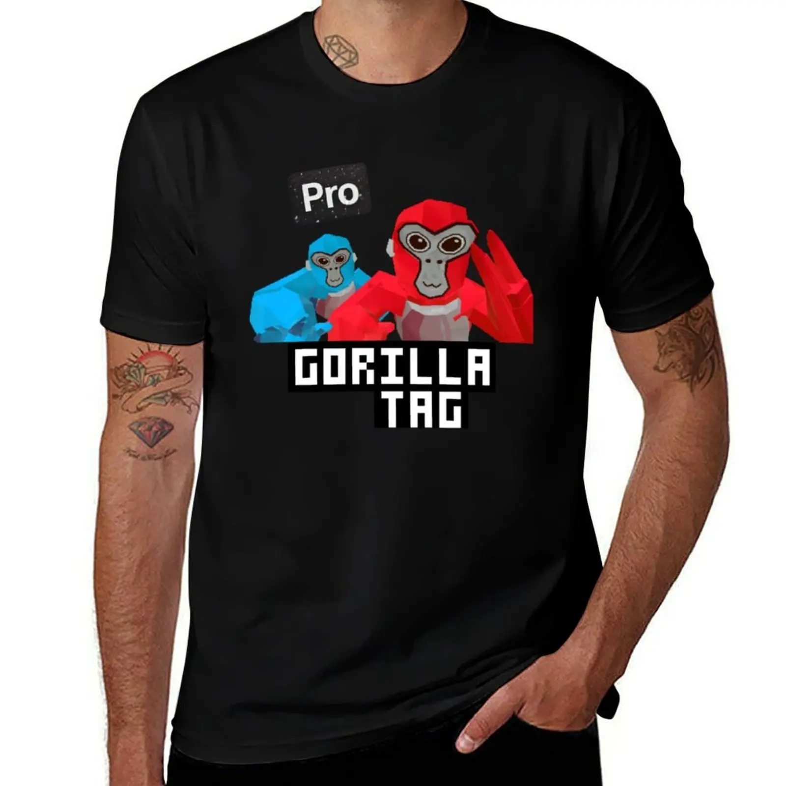 

Футболка Gorilla tag pro 2, мужская повседневная забавная футболка, мужская футболка