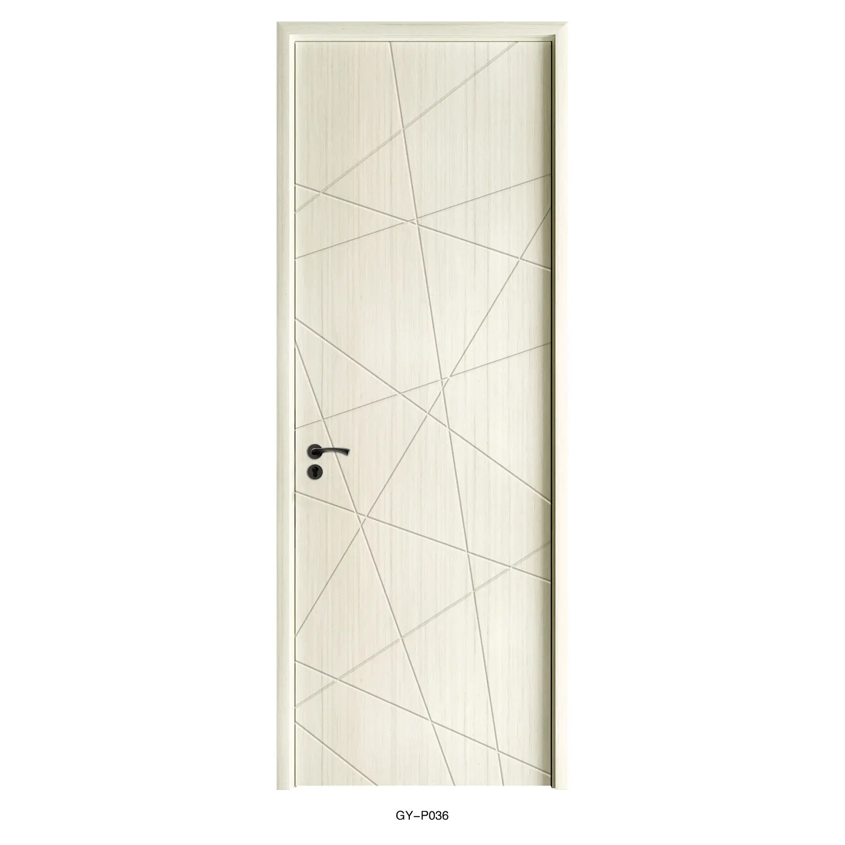 Puerta Interior de madera impermeable para uso doméstico, puertas de dormitorio de losa moderna, pintura Interior para casas, gran oferta