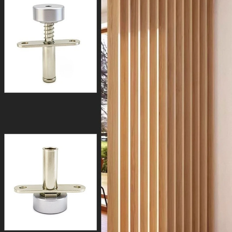360-Grad-Verdecktes Drehzapfenscharnier-Set für Holzlamellen, Gitter, Trennwände und Raumteiler – Detail 6