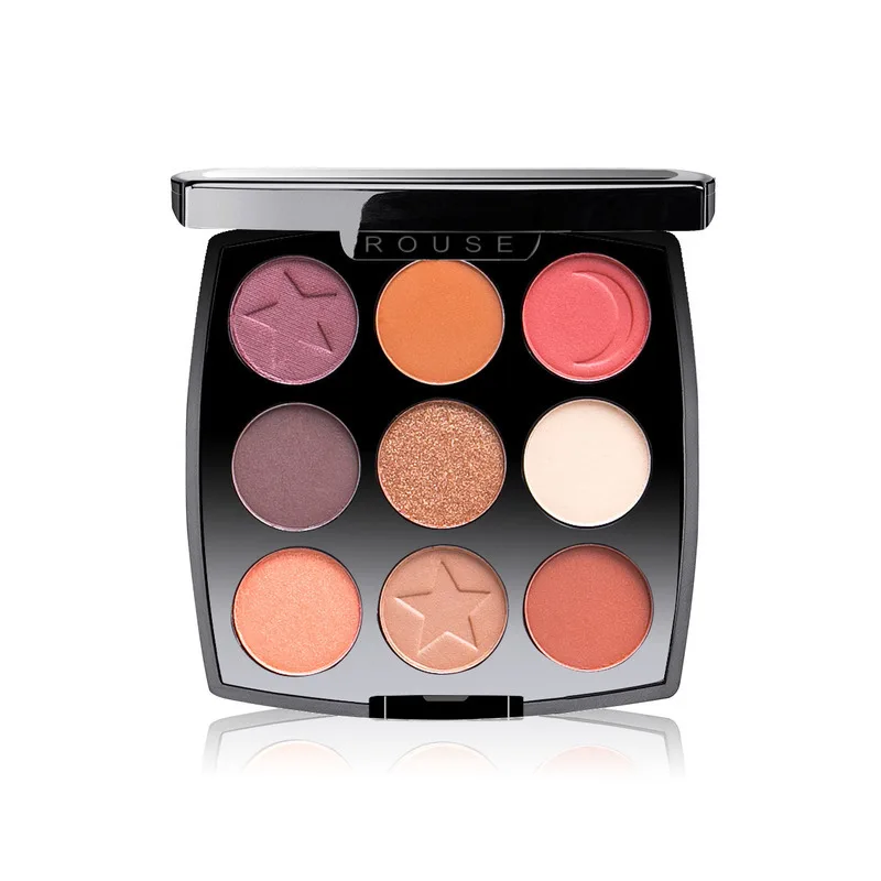 

ILISYA 9-цветная палитра теней для век с матовым мерцанием и перламутровым грейпфрутом цвета земли для начинающих сценический макияж