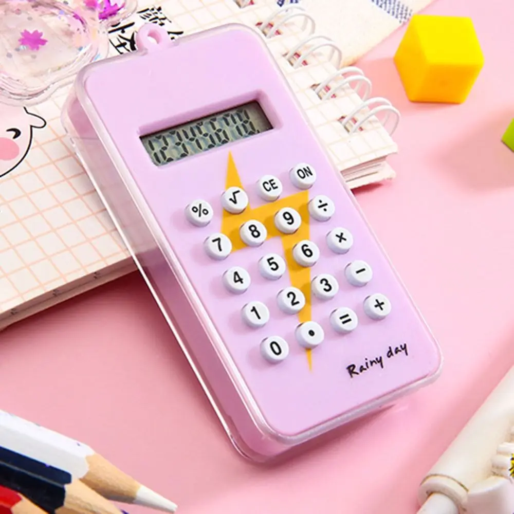 Fashionable Cartoon Maze Calculator Fun Portable Creative Calculator Cute Clear Numbers 4 Colors Calculator Gift