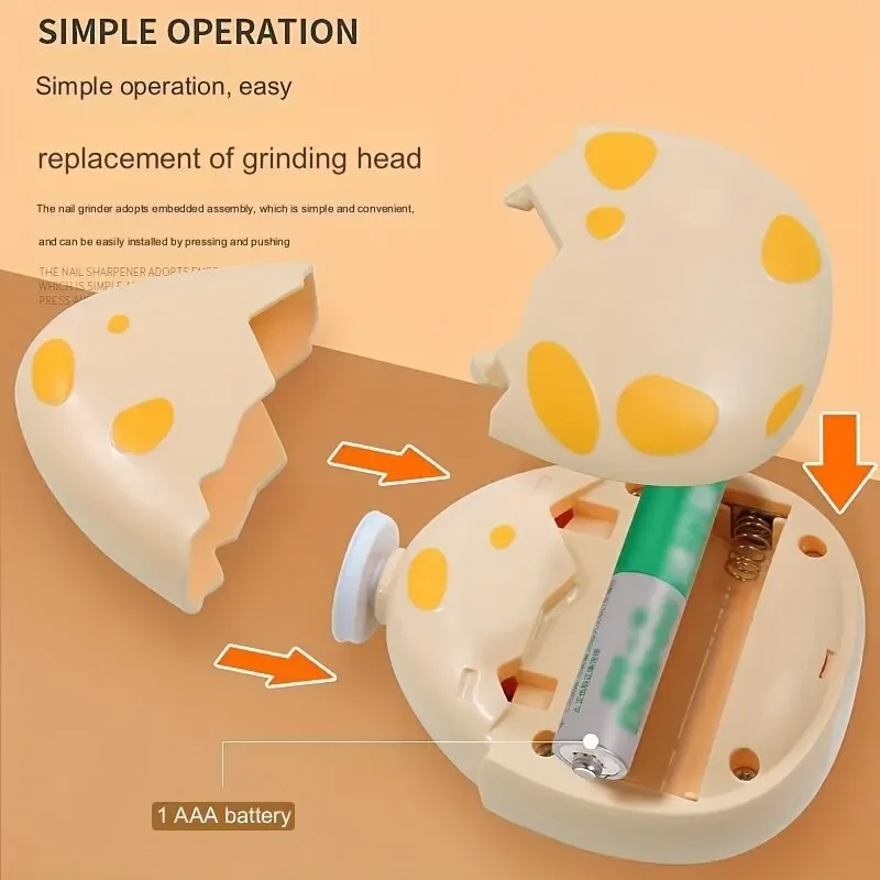

Electric Baby Newborn Nail Trimmer Safety Nail Clippers Set with 3 Grinding Heads Trimming And Polishing Grooming Kit for Infant