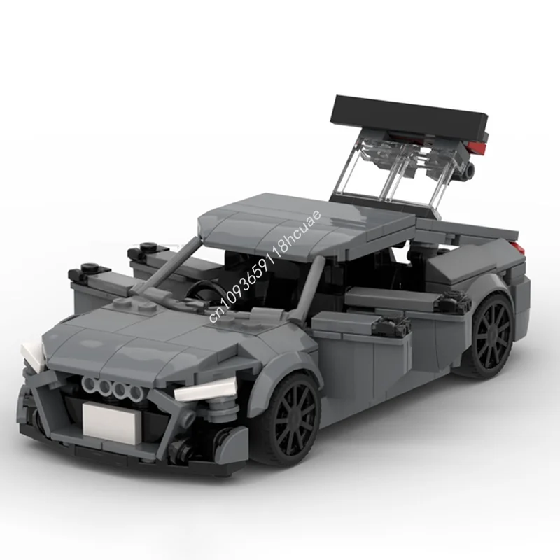 342 Uds. MOC Audi RS7 campeón de la ciudad supercarros modelo bloques de construcción juguetes creativos ladrillo DIY cumpleaños educación regalos de navidad
