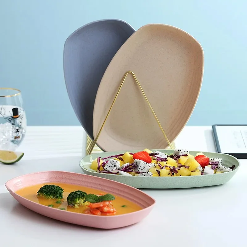 12inch Food Storage Tray Western Pizza Breakfast Fruit Dish Ins Popular Tableware Snack Plate Fruit Bowl Dish Plate Tableware