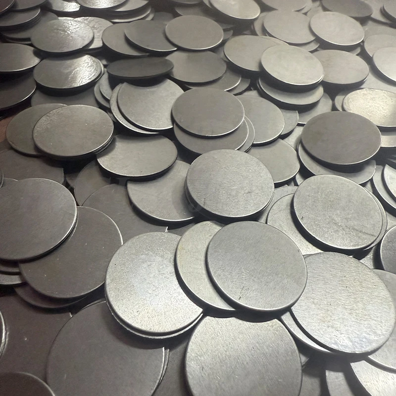 Placa de hierro redonda sólida de 14-141mm de diámetro, disco de hierro, hoja de hierro redonda plana, junta de hierro Circular, para sellar y soldar tubos redondos