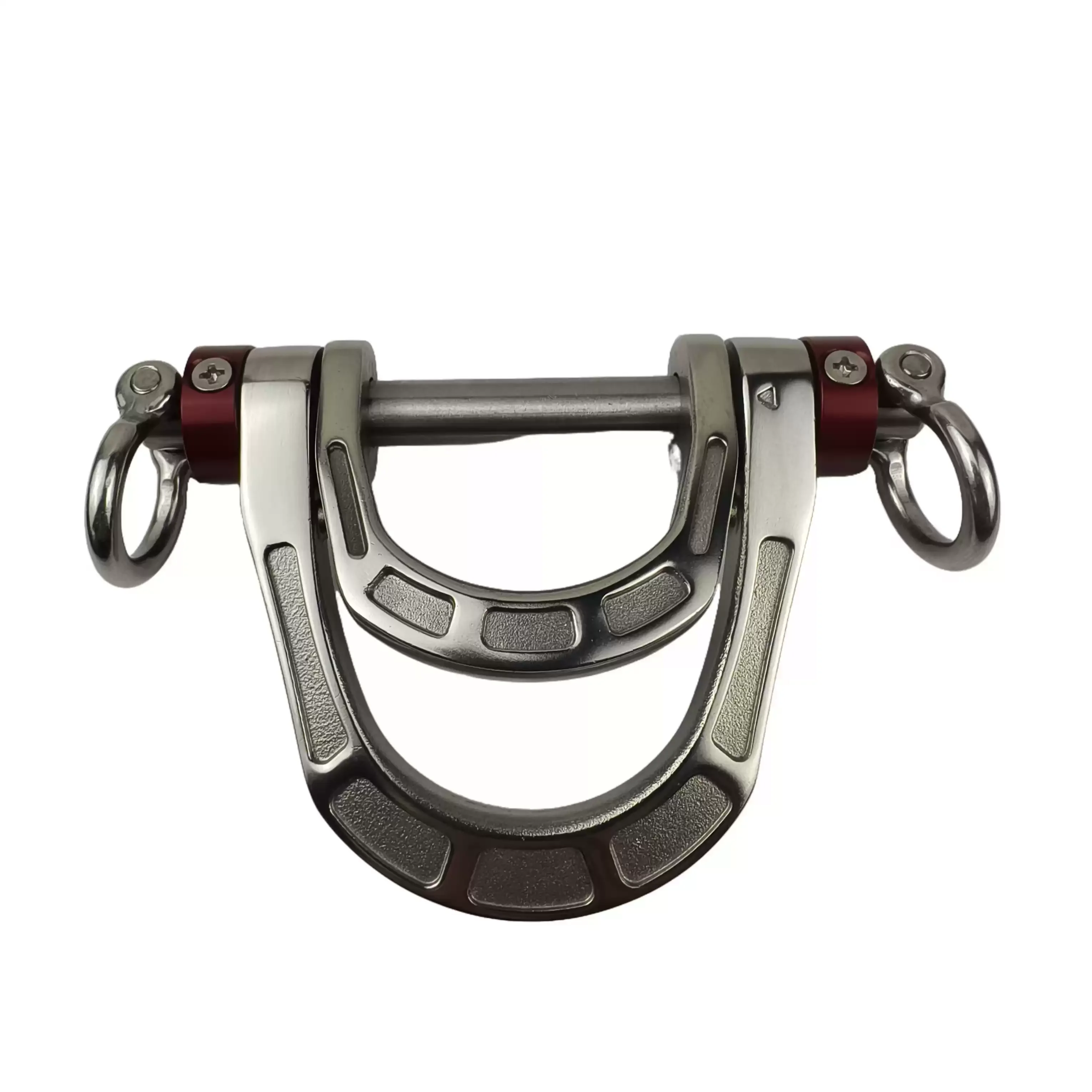 

Five-point seat belt double D ring load-bearing ring