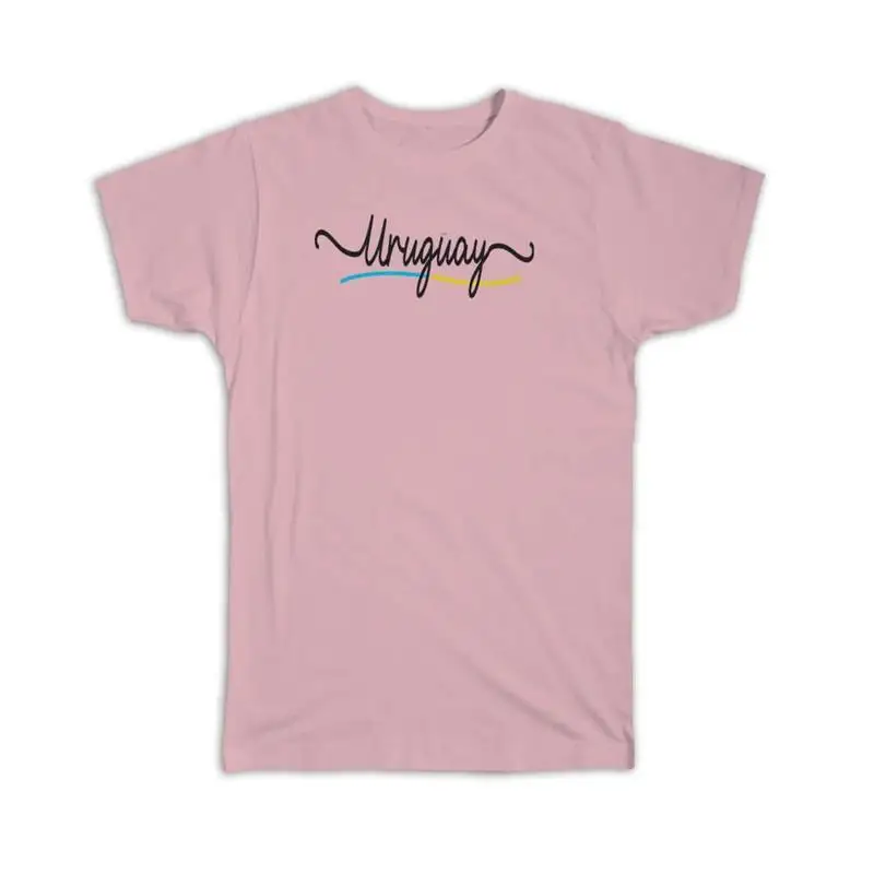 

Uruguay Flag Colors Uruguayan Travel Expat Country Minimalist T shirt