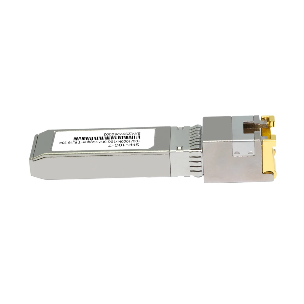 SFP-10G-T 100/1000/10G Copper-T RJ45 30m module could be  for Banana Pi BPI-R4 smart Router board