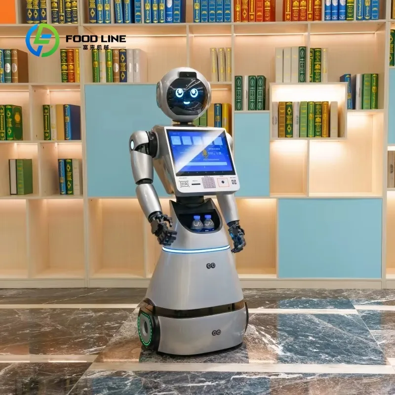 Customized Artificial Intelligence Welcoming Robot Commercial Hotel Welcome Reception Greeting Guide Service Robot