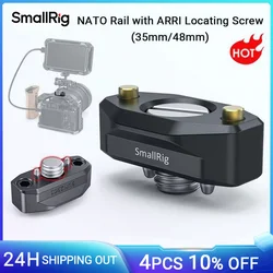 SmallRig Quick Release NATO Rail with ARRI Locating Screw 35/48mm For ARRI Accessory Mounts for NATO Handle Camera Cage -2501