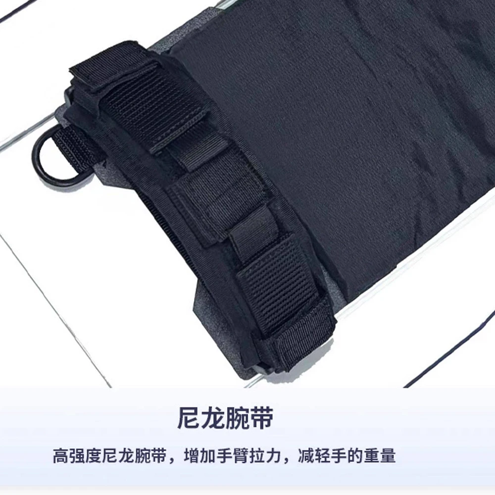 Tactical Impact-Resistant Arm Shield Airsoft PC Riot Control Shield Cut-Resistant Stab-Resistant Flame-Retardant for Duty Train