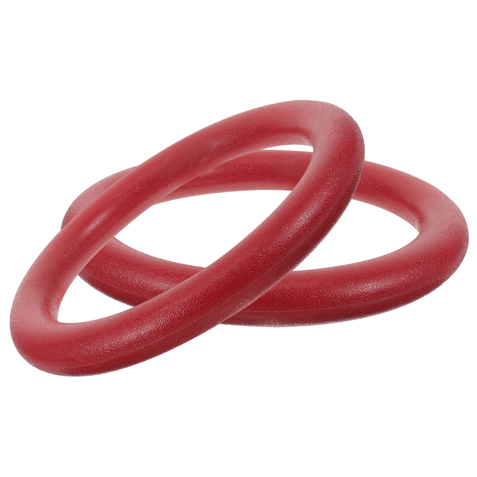 

2pcs Gymnastic Fitness Equipment ABS Material Gymnastics Equipment Exercise Red Color Adjustable Anti Slip