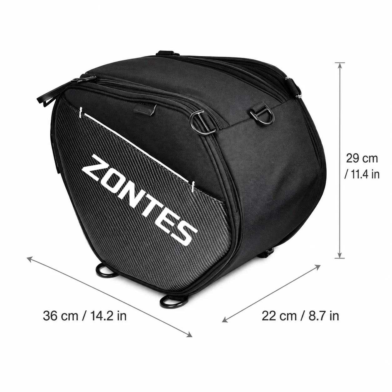 Motorcycle Tunnel Bag For Zontes 350D 368G Scooter Seat Storage Bag Waterproof Under Seat Organizer Accessories