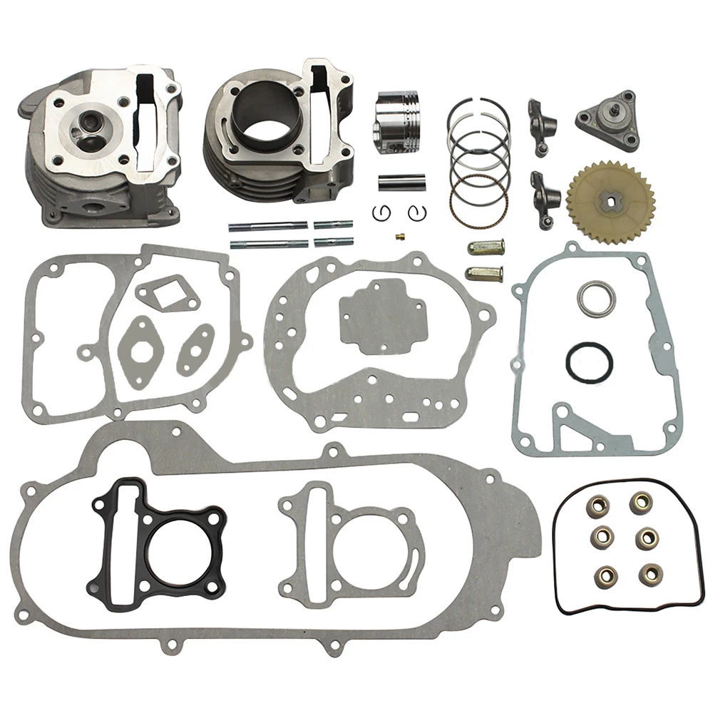 

GY6 49cc 50cc Cylinder Rebuild Kit Cylinder Head Assy 4-stroke 139QMB 139QMA Moped Scooter ATV Engine