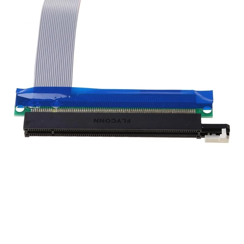 Flexible Flat Cable PCIe PCI for Express 1x To 16x Extender Riser PCI-E 1x-1