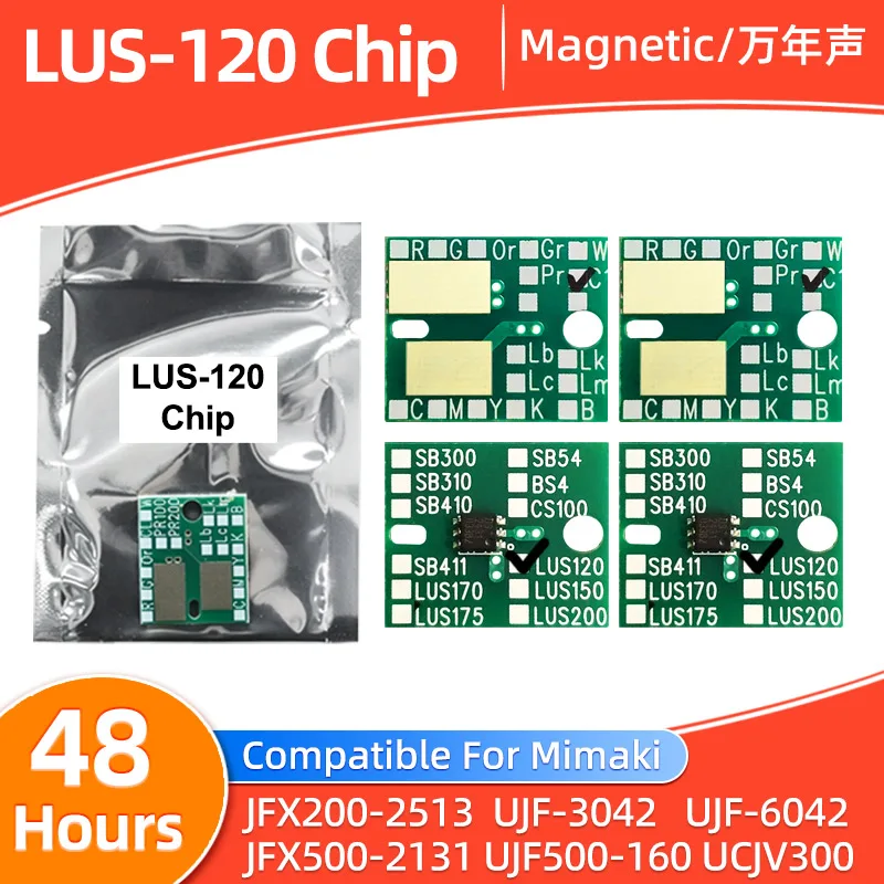 LUS-120 LUS 120 LUS120 Ink Chip for Mimaki JFX200 JFX500 SIJ-320UV UJF-3042 UJ-F6042 UJF7151 UJV55 UJV500 UJFA3 disposable chip