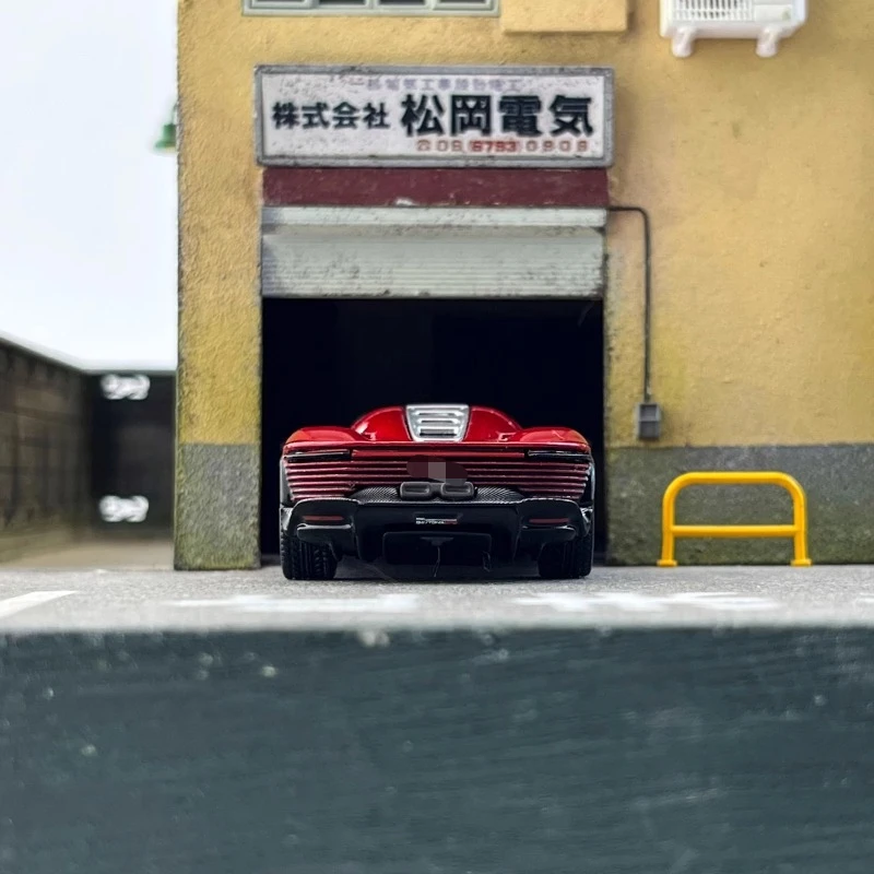 BBR 1/64 Daytona SP3 Rosso alliage jouet véhicule à moteur moulé sous pression en métal modèle cadeaux
