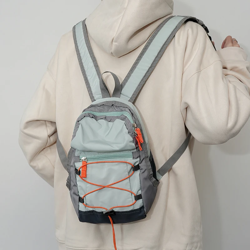 

Легкая женская походная дорожная сумка небольшого размера для путешествий на открытом воздухе, велосипедная спортивная сумка, весенняя сумка для прогулок, двойная сумка для пригородных поездок