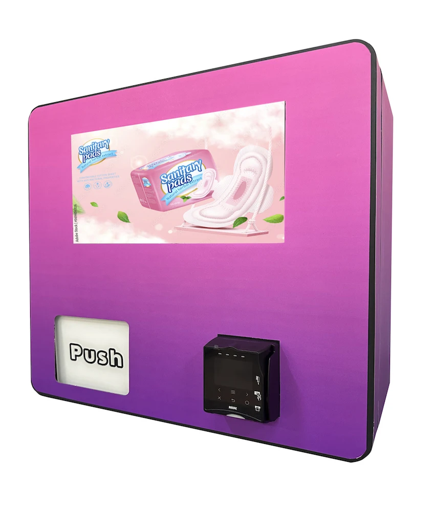32 Inch Touch Screen Custom Feminine Sanitary Pad Napkin Menstrual Hygiene Product Vending Machine
