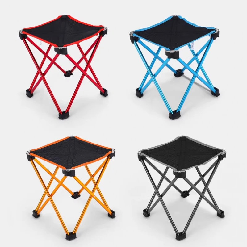

Ultra-Light Aluminum Alloy Folding Stool Large Size Portable Camping Chair for Fishing Picnic Hiking Outdoor Use