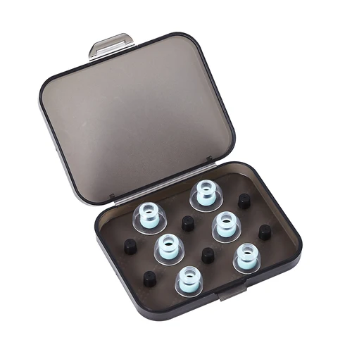 3 pares de almohadillas de silicona líquida de 4,5mm SML 11/12/13,3mm tapones para los oídos de repuesto suaves puntas para auriculares intrauditivos de 4,5mm-6,5mm