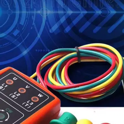 SM852B 3 Phase Rotation Tester LED Indicator Detector Meter For Open Phase Check AC 60V-600V Electrical Testing Tool