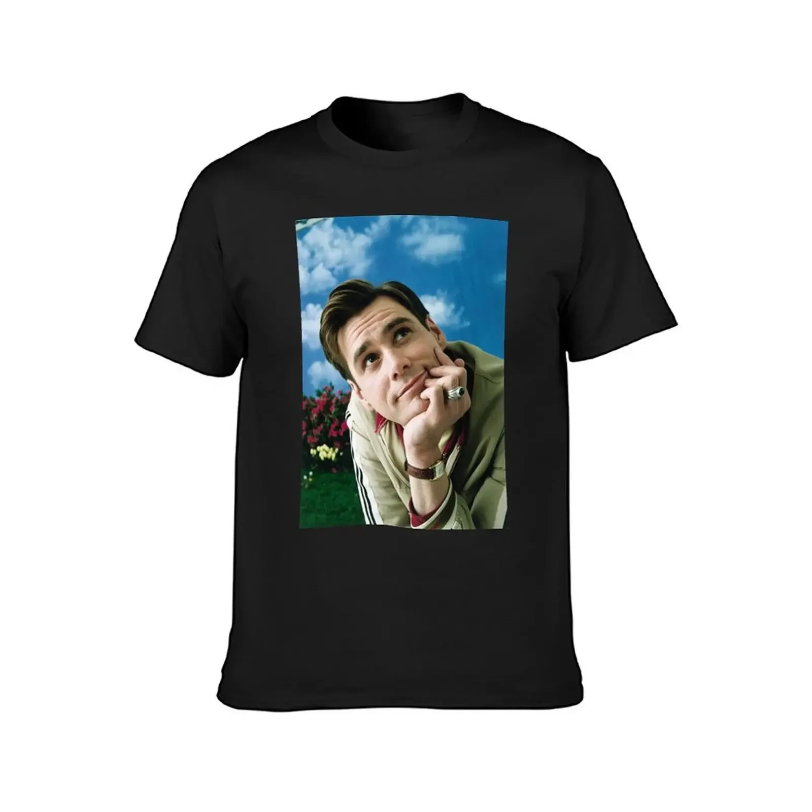 Young Jim Carrey T-Shirt cute tops graphics graphic shirts plain black t shirts men