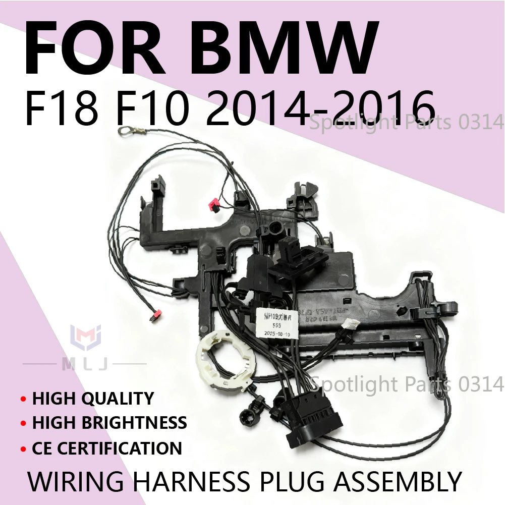 

For BMW 5 Series F10 F18 2014-2017 HID Car Headlight Internal Wire Harness Plug Wiring Harness Assembly DRL Car Accessories