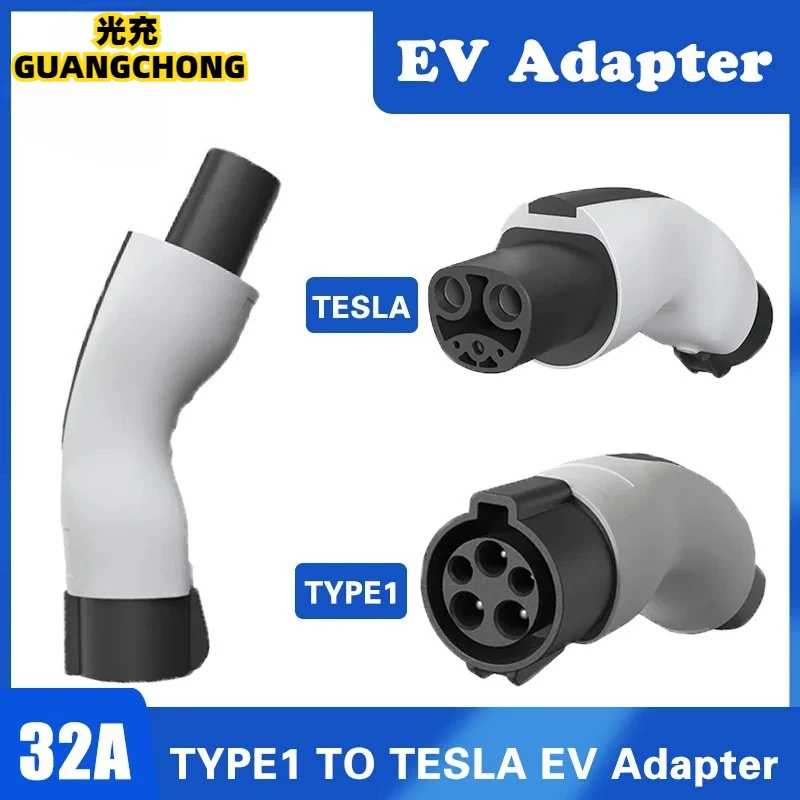 

Аксессуары для электромобиля Model y 2023, адаптер J1772 к Tesla, американский адаптер 16A TYPE1 к Tesla, автомобильные товары, комплект для переоборудования электромобилей
