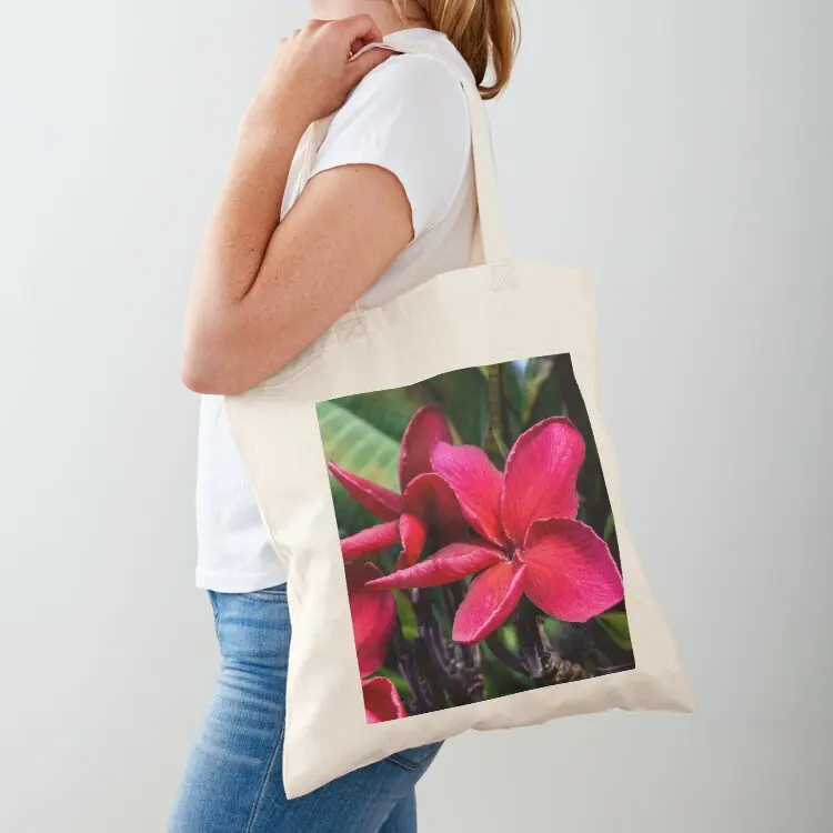 

Red Plumerias Tote Bag Women's tote bag Women's bags Cloth bags Women's shopping bag