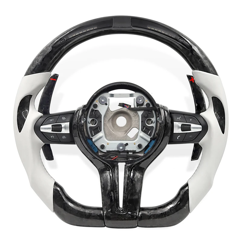 Carbon Fiber LED Steering Wheel for BMW F30 F10 F20 F06 F07 F01 F32 F34 F36 E39 E46 E53 E60 E70 E90 M3 M4 M5 M6 Car Accessories