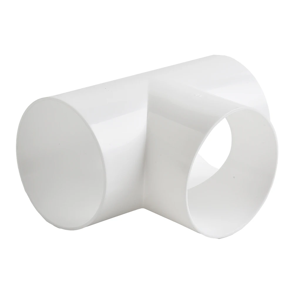 High Quality Duct Pipe 100mm ABS Duct Connector Ducting Splitter T/Y Shape Home Ventilation For Extractor Fan Ventilation