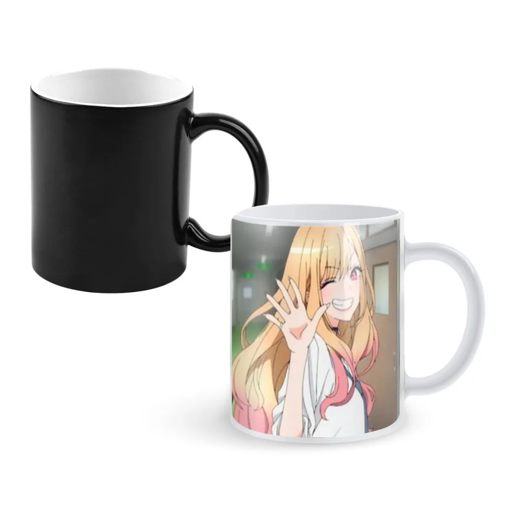 

Japan Anime Marin Kitagawa Classic Newest Design Coffee Mugs Heat Color Changing Milk Tea Cup Colorcup For Birthday Gifts