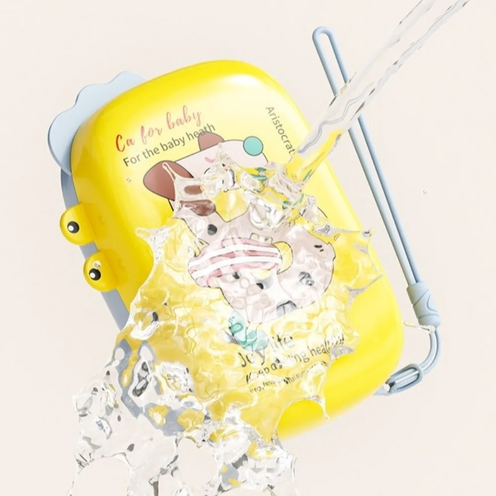 

5-in-1 Baby Bottle Brush Set Space Saving Drying Rack Bottle Cleaner Brush Built-in Drain Rack Portable