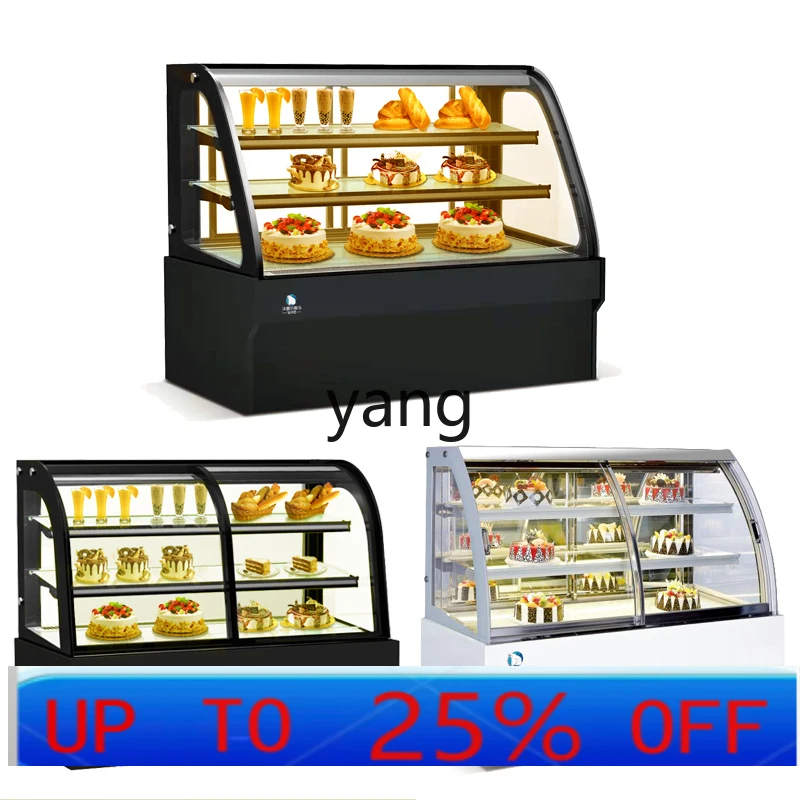 

Lhh refrigerated freezer front and rear door open fruit cooked food display beverage cabinet humidification
