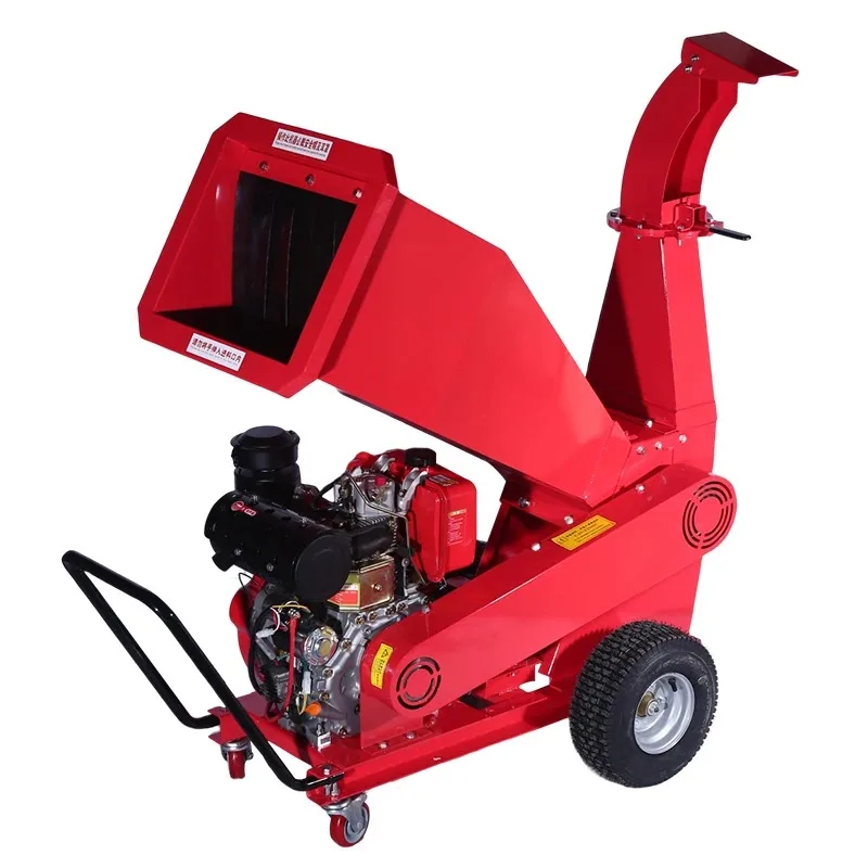 

Made in China CE Approved 15 HP Diesel Wood Chipper 10cm Branch Shredder High Efficiency for Garden Farm Bamboo Waste Processing