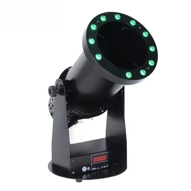 1500 Watt Metal LED Confetti Machine with DMX Remote Control Wedding Party Stage