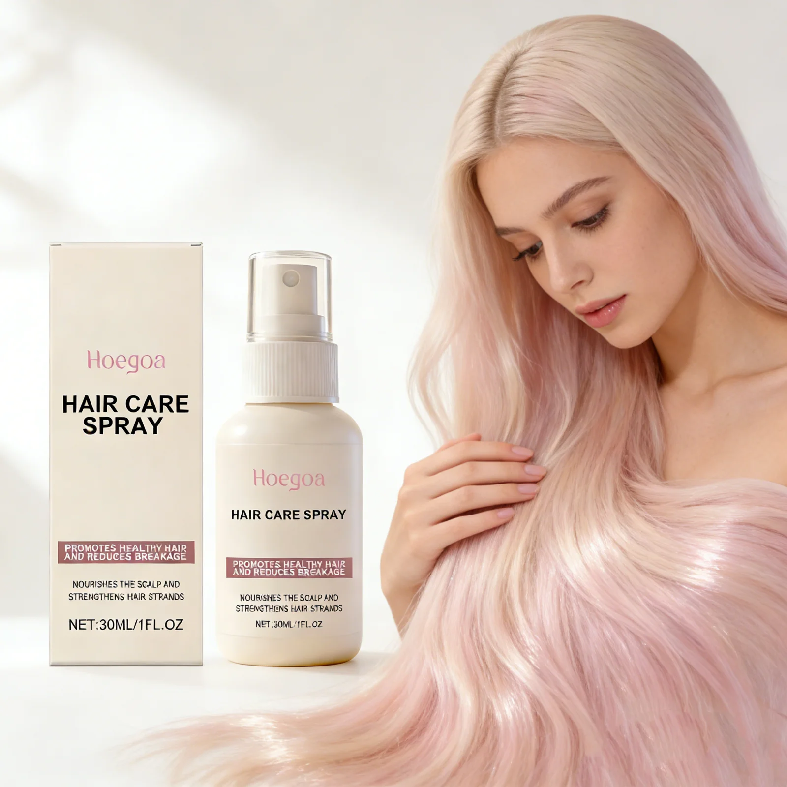 

Gentle Scalp Care Spray Nourish Hair Follicles Reduce Itching Refresh Oil Control Anti-Dandruff Moisturizing Hair Repair Spray