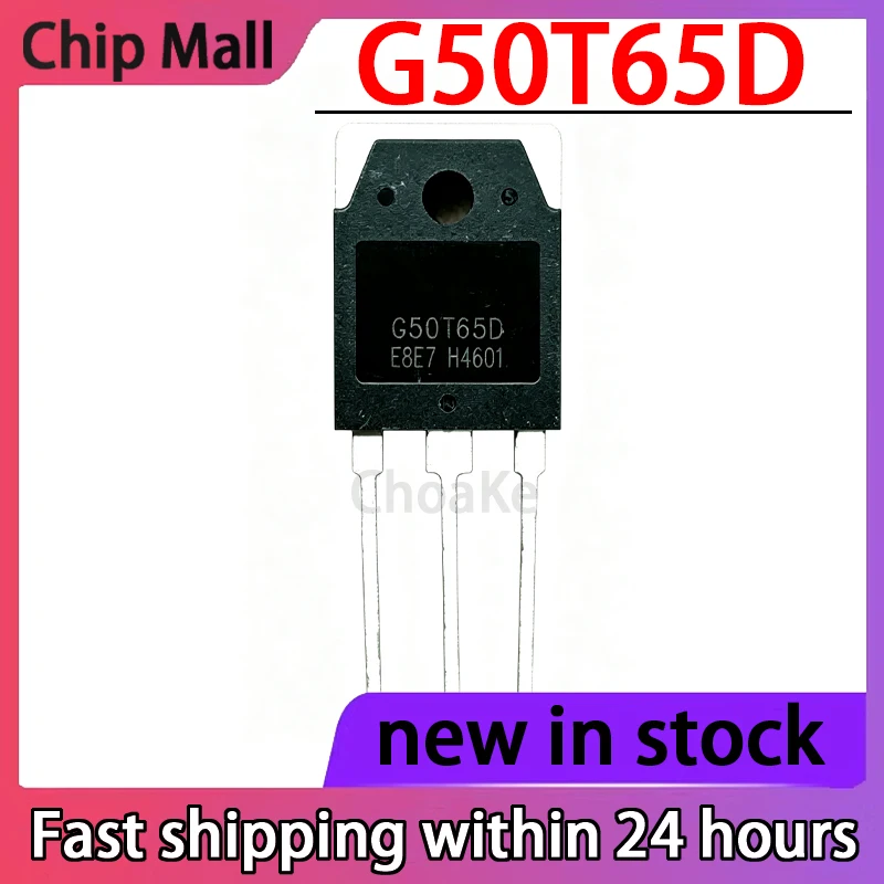 5PCS G50T65D Replaces K50T60 650V 50A IGBT Transistor