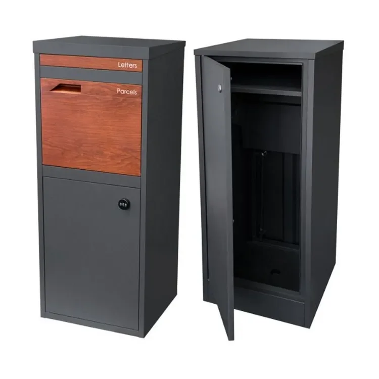 Hot Sales Anti Theft Outdoor Smart Mailbox Metal Parcel Delivery Box For Home