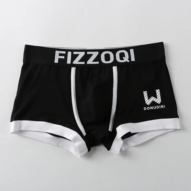 

3PCS Cotton Men's Underpants Vintage Fashion Student Underwear Trunks Soft Cotton Youth Boxer Shorts Men's Boxer Briefs