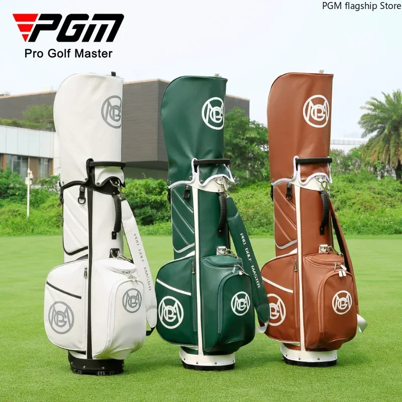 PGM 2023 Golf Bag Women's Korean Style Personalized Stand Bag Waterproof Club Dirt-resistant Club Bag QB128