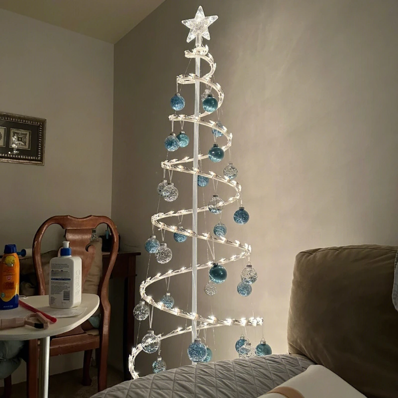 Christmas tree spiral tree lamp