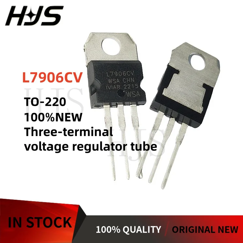10-50PCS L7906CV Three-terminal voltage regulator tube TO-220 L7906 Brand new In stock