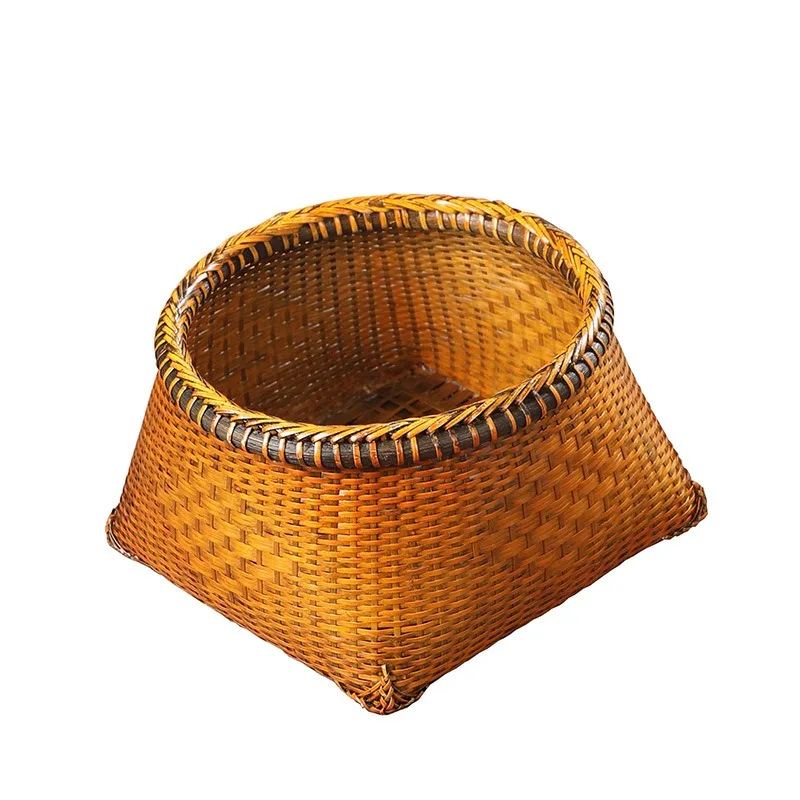traditional-round-bamboo-woven-basket-multipurpose-home-organizer-for-fruit-snack-desktop-storage