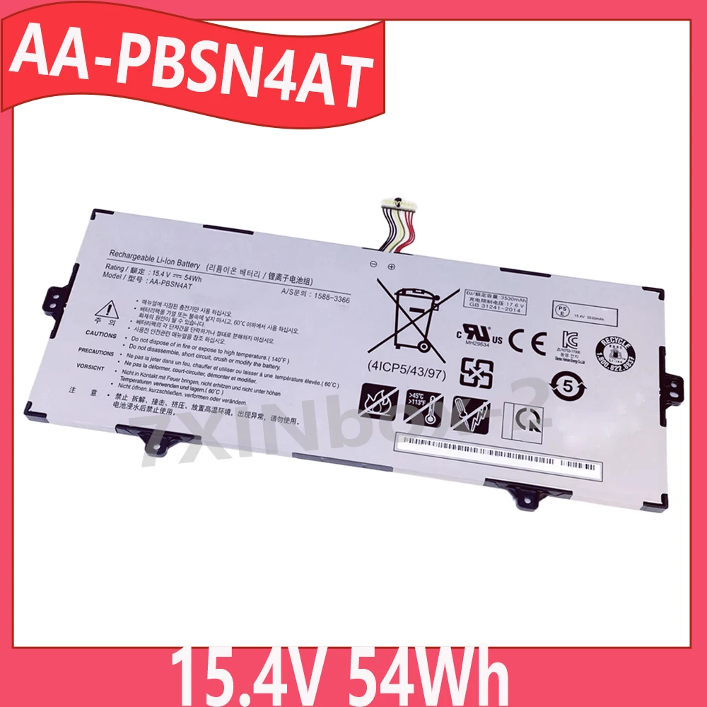 54 Втч AA-PBSN4AT Аккумулятор для ноутбука SAMSUNG Galaxy Book NP750TDA-XD1US NP750TDA-XD2US NP750XDA-KD9DE NT750XDA